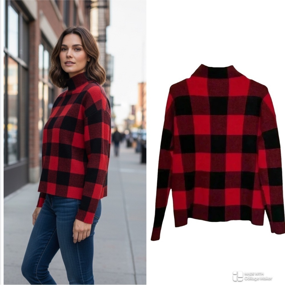 Tommy Bahama mock neck viscose sweater